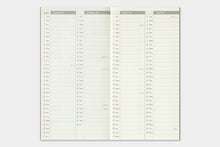 Load image into Gallery viewer, TRAVELER&#39;S COMPANY - Traveler&#39;s Notebook Regular - 2025 weekly + memo diary