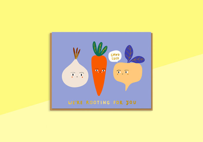 ALESS BAYLIS - Greeting Card - Good luck rooting