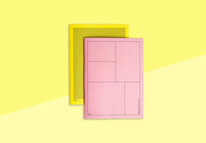 JULIE JOLIAT - Booq Notebook  - Pink/Yellow