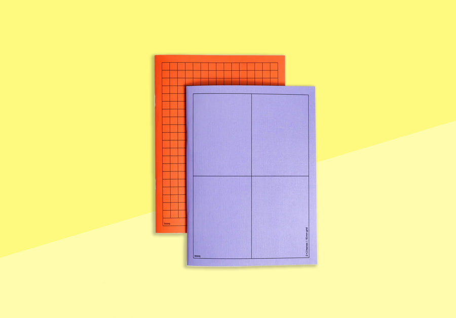 JULIE JOLIAT - Booq Notebook - Purple/Orange