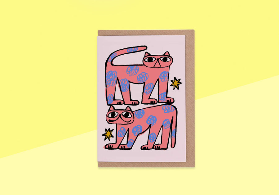 EVERMADE - Greeting Card - Colour Me Cats