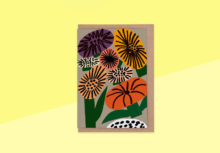 EVERMADE - Greeting Card - Memphis Flowers