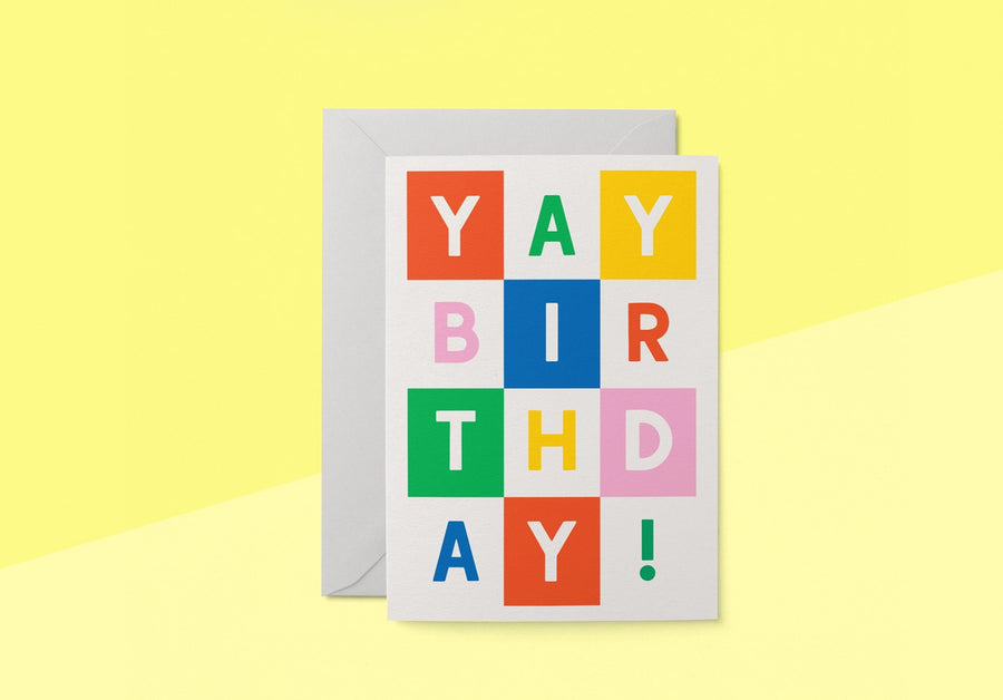 GRAPHIC FACTORY - Greeting card - Yay, Birthday!