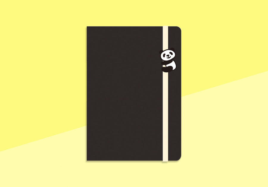 HIGHTIDE - Weekly schedule diary 2025 - A6 Panda Black