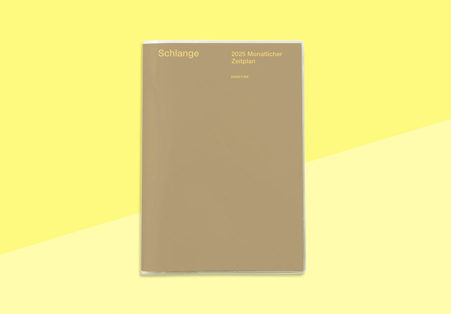 HIGHTIDE - Papillon monthly diary 2025 - B6 - Beige