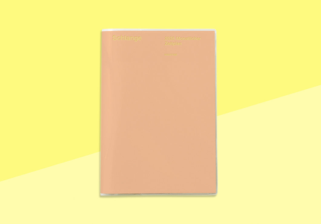 HIGHTIDE - Papillon monthly diary 2025 - B6 - Pink