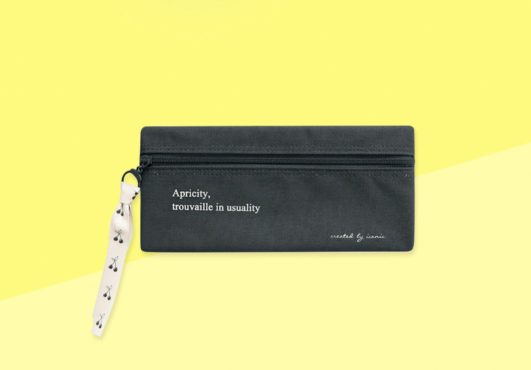 ICONIC - Cottony Pen case - Charcoal