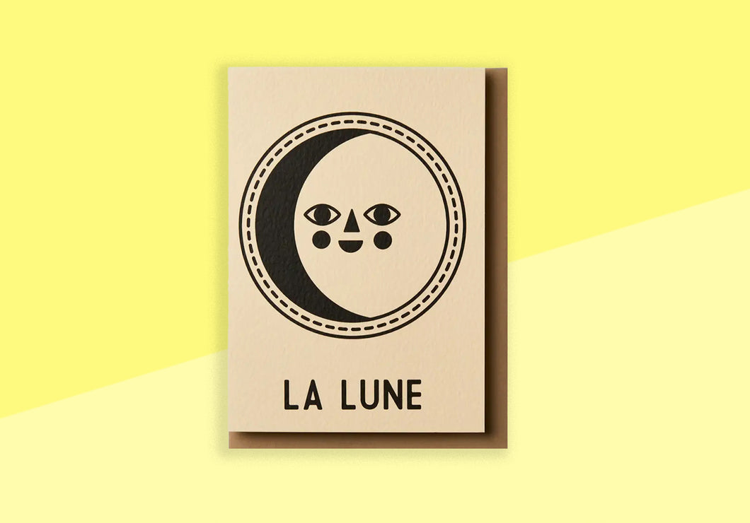 KINSHIPPED X AEAND  - Greeting Card - La lune