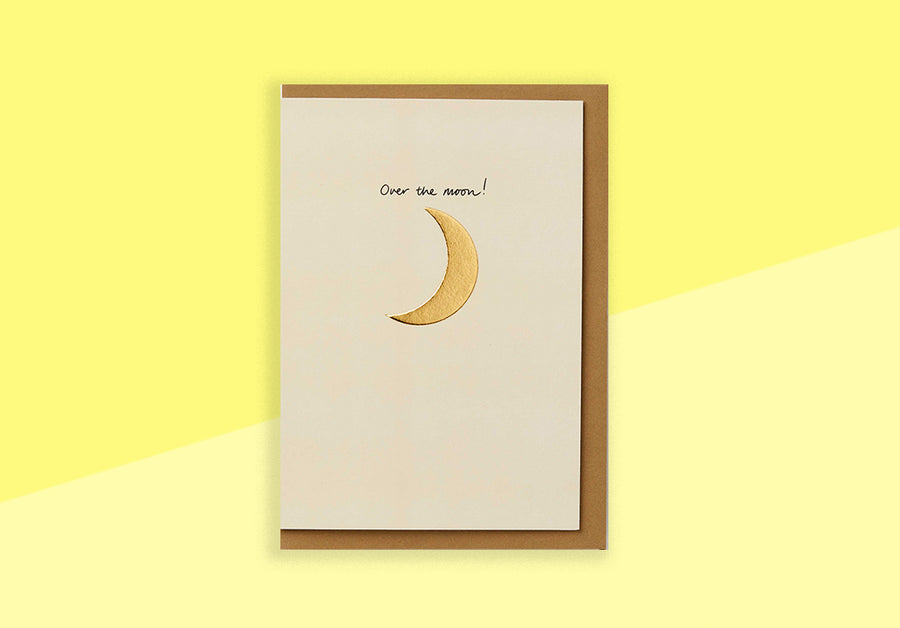 KINSHIPPED - Greeting Card - Over the moon