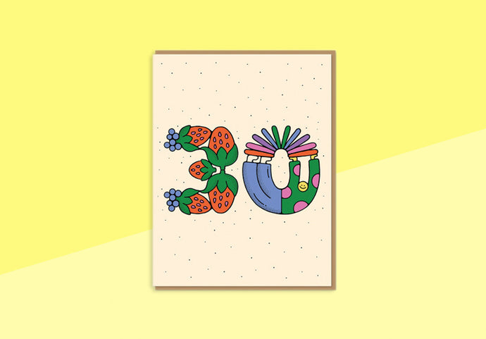 BAILEY CROUCH - Greeting card - Thirty