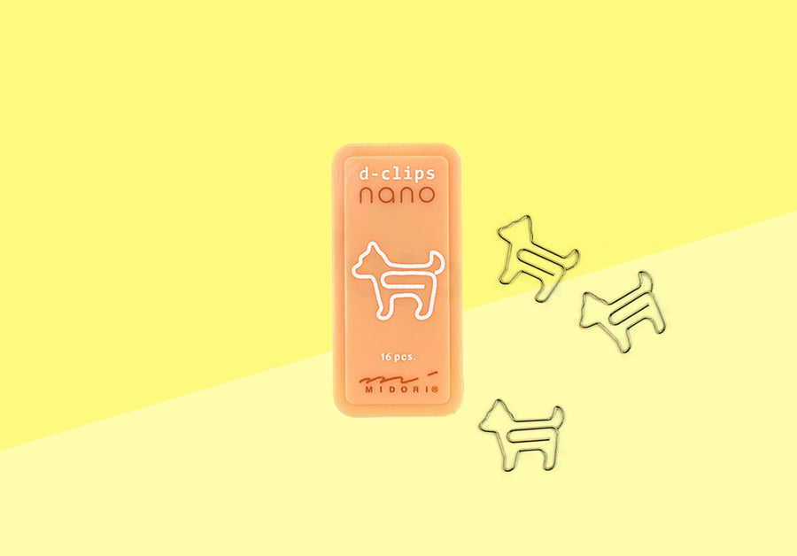 MIDORI - D-clip nano - Dog - silver