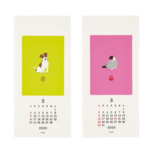 Load image into Gallery viewer, MIDORI - Echizen Wall Calendar Animal - 2025