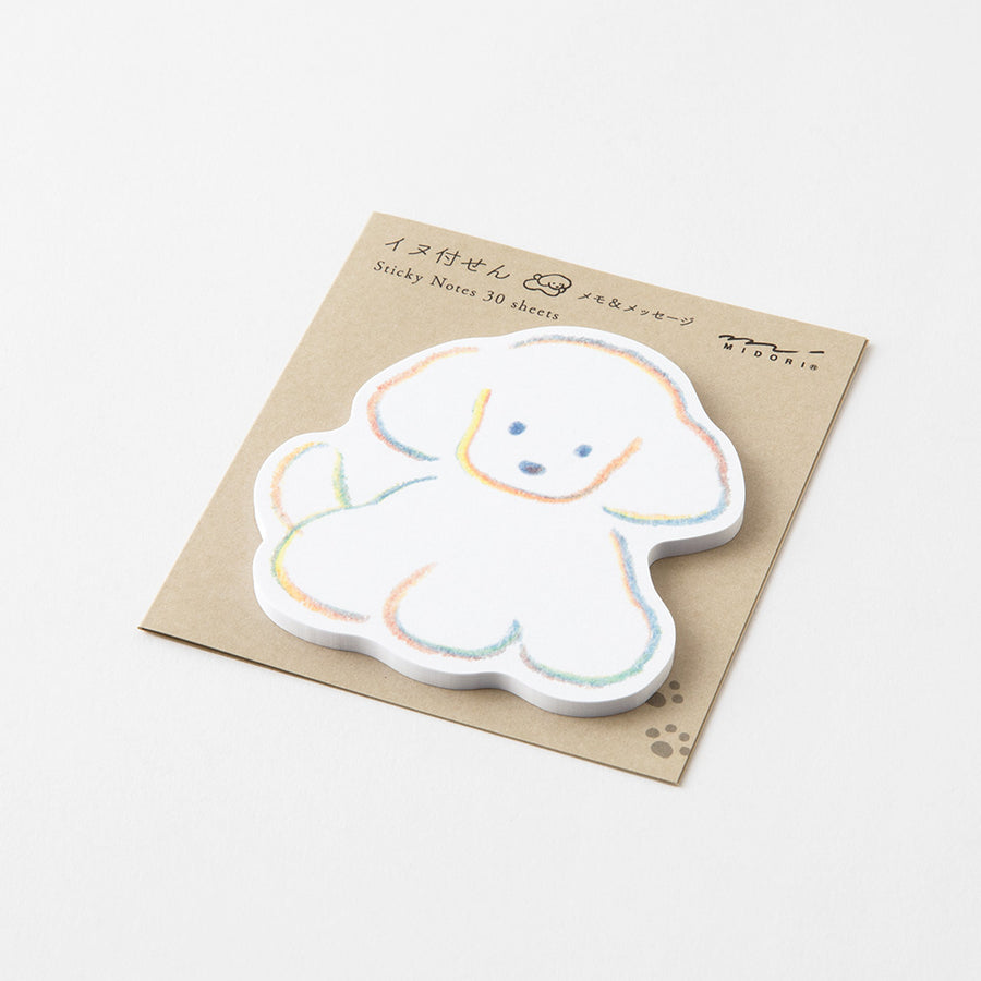 MIDORI - Sticky Notes - Die-Cut Dog