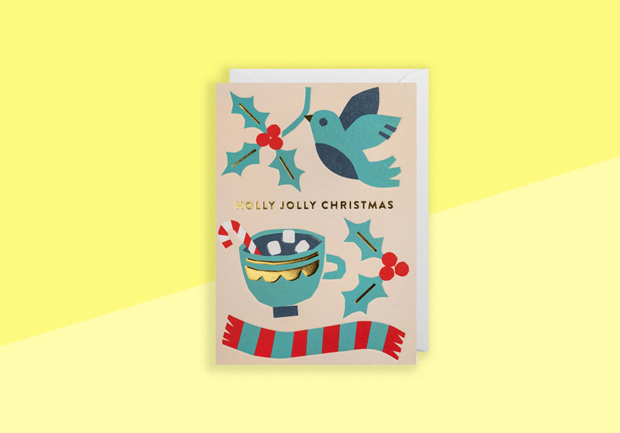 MYRIAM VAN NESTE - Greeting Card - Holly Jolly Christmas