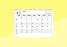 Load image into Gallery viewer, MARK&#39;S - Notebook Calendar 2025 - M - Khaki