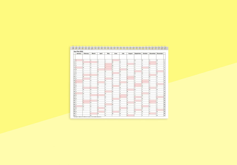 MARK'S - Notebook Calendar 2025 - S - Ivory