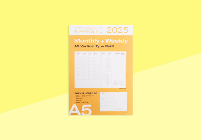 MARK'S - Diary 2024/2025 - A5 Vertical Type Refill