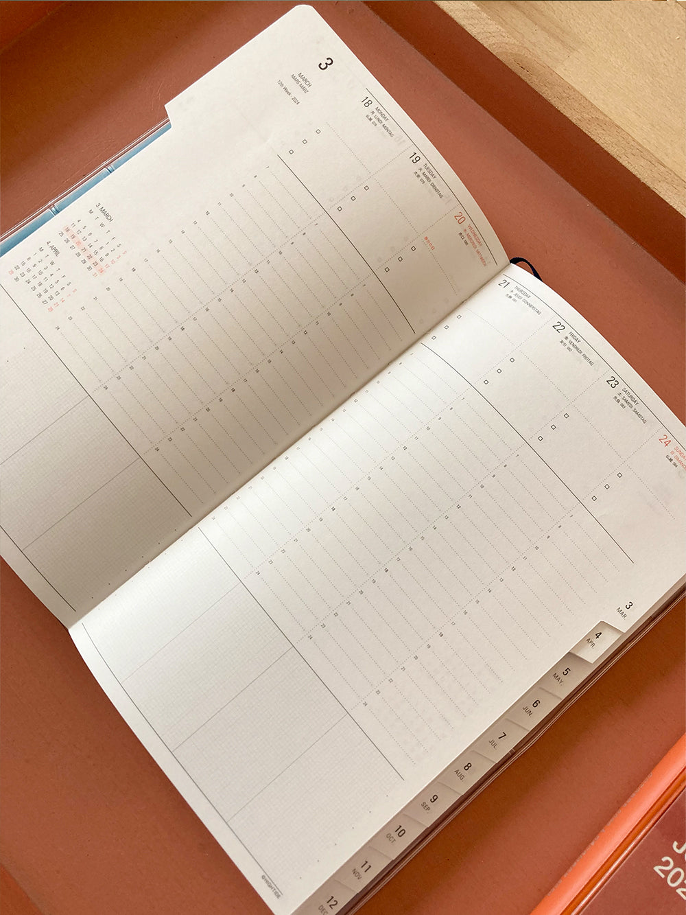 2024 Weekly Planner Nähe B6