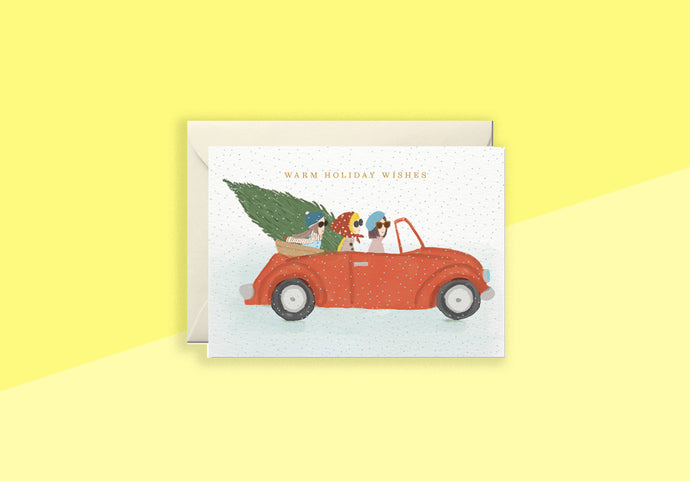 NELLY CASTRO - Greeting card - Warm Holiday Wishes