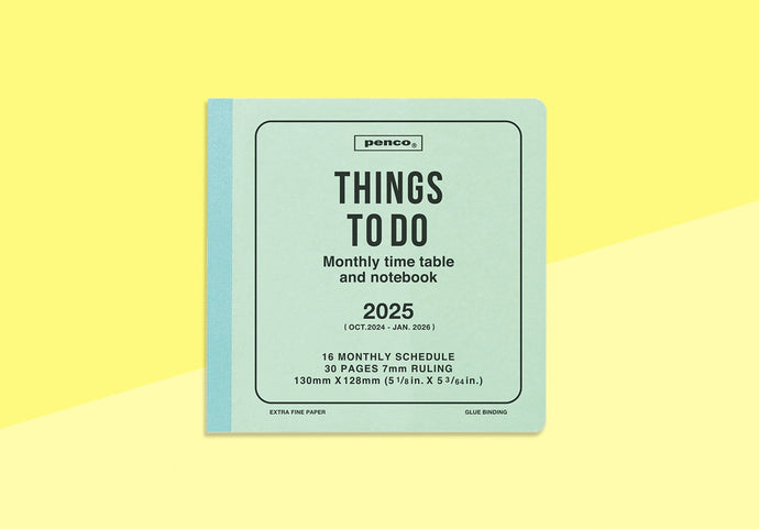 PENCO - Monatsplaner 2025 - Square Mint