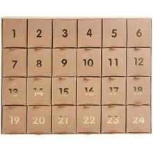 Laden Sie das Bild in den Galerie-Viewer, RICO - Adventskalender - Kraftpapier-Boxen zum Selbstbefüllen