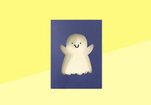 Load image into Gallery viewer, RUMBLE CARDS - Die Cut Greeting card - Ghost