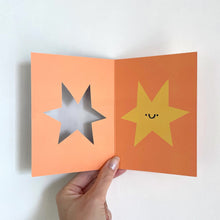 Load image into Gallery viewer, RUMBLE CARDS - Die Cut Greeting card - Star Shaped