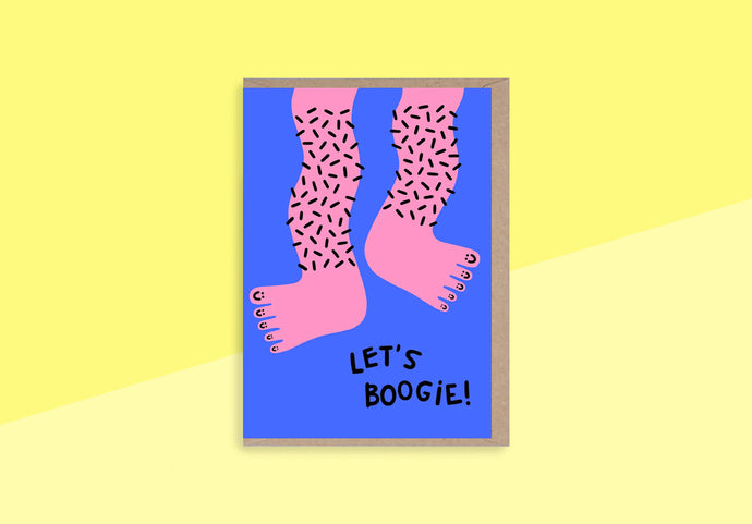 RUMBLE CARDS - Grußkarte - Let's Boogie