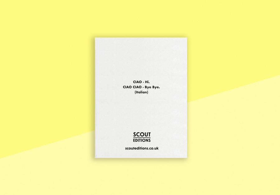 SCOUT EDITIONS - Mini Card - Ciao