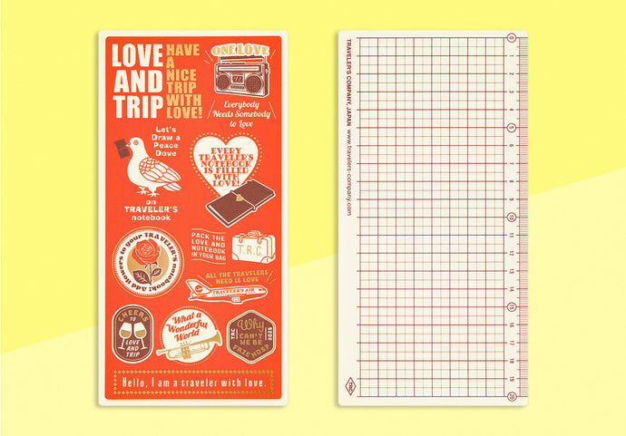 TRAVELER'S COMPANY - Traveler's Notebook Regular - Plastic Sheet limited edition 2025