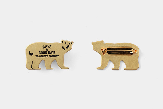 TRAVELER'S FACTORY - Limited Edition - Brass Badge Bear