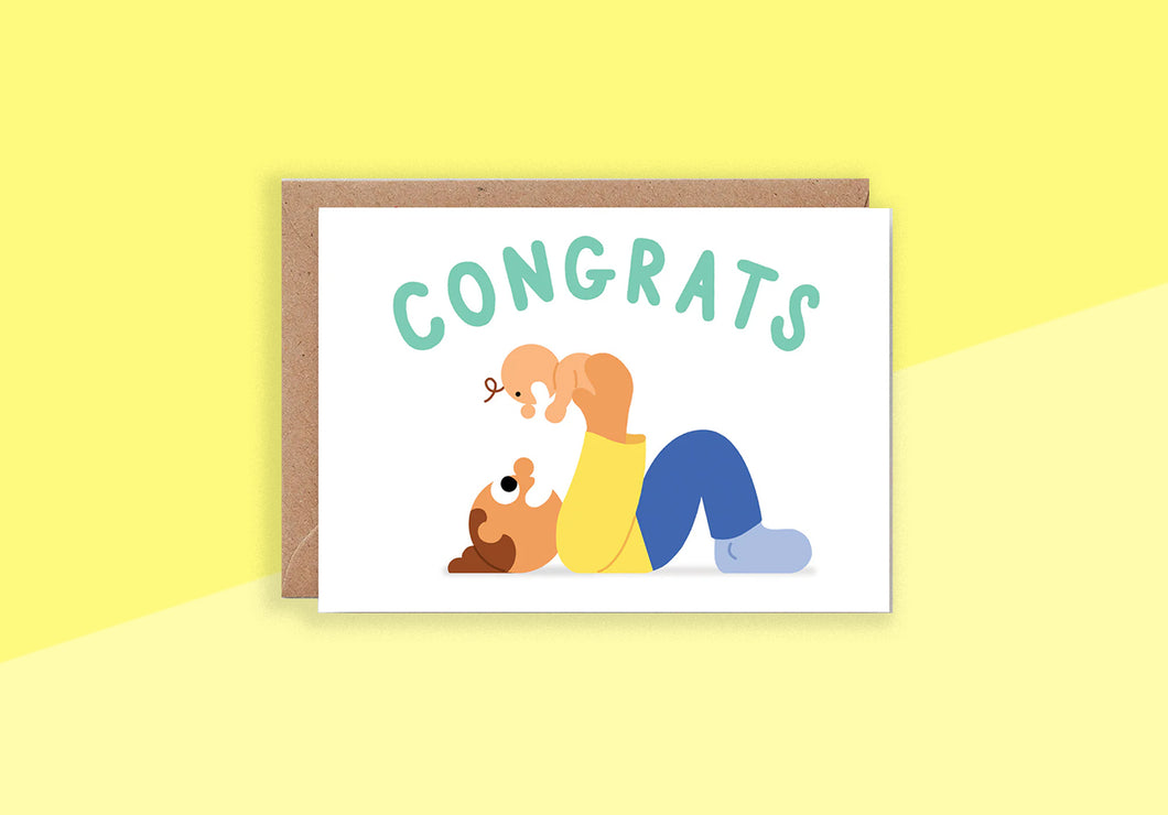 WRAP - Greeting card - Congrats Baby