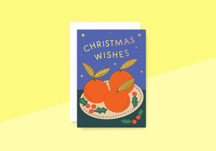 WRAP - Greeting card - Christmas Wishes