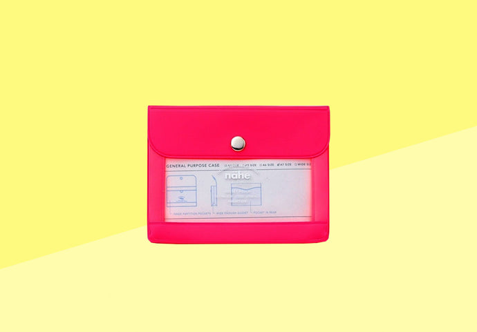 HIGHTIDE - Nähe - General Purpose Case - A7 Neon Pink